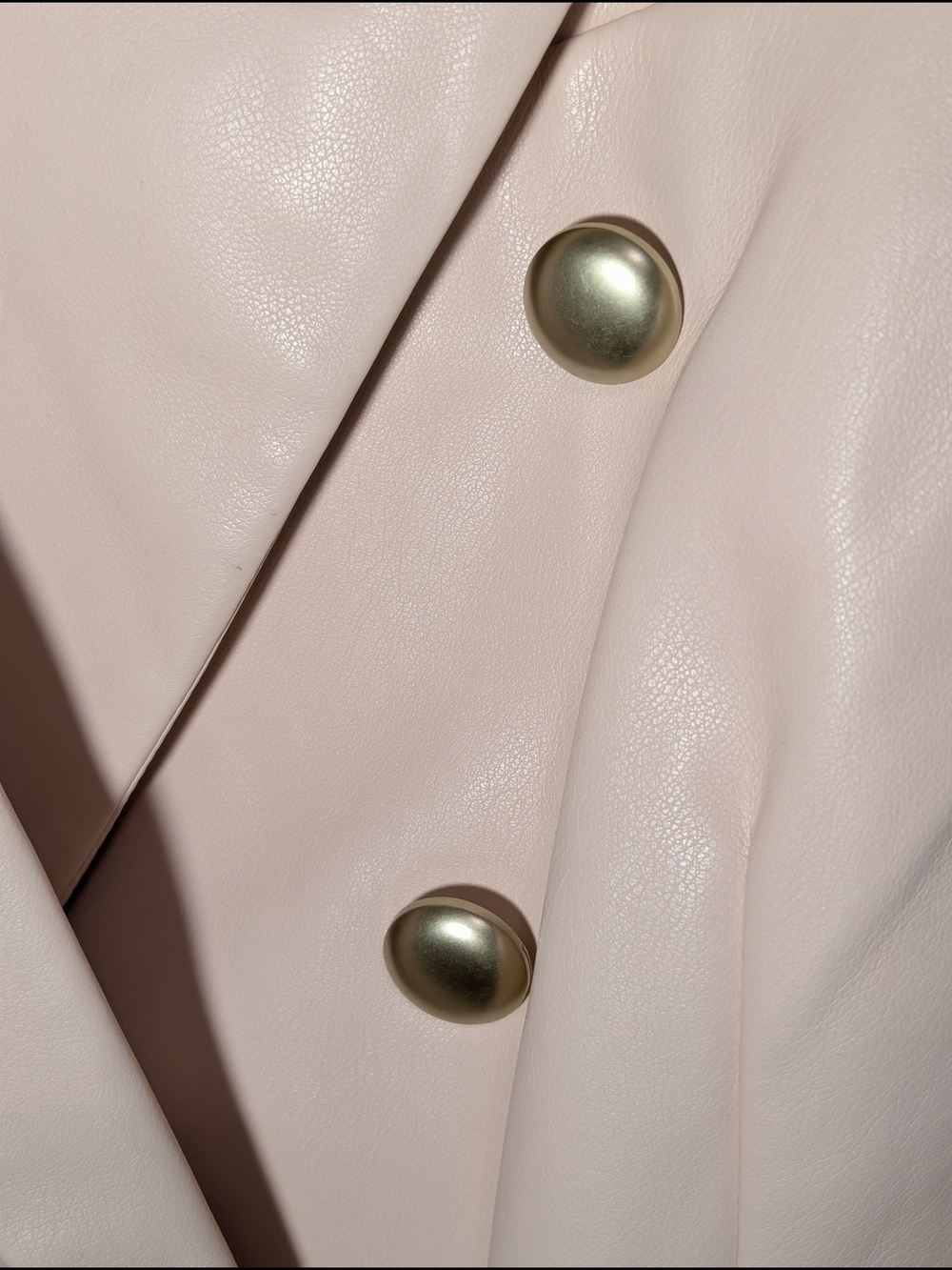 Dolce Cabo Women's Pale Pink Double-Breasted Blazer - Picture 3 of 4